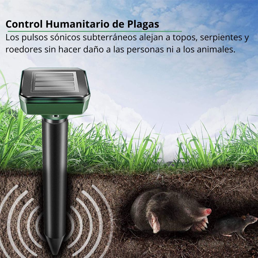 REPELENTE ULTRASONICO SOLAR DE ANIMALES