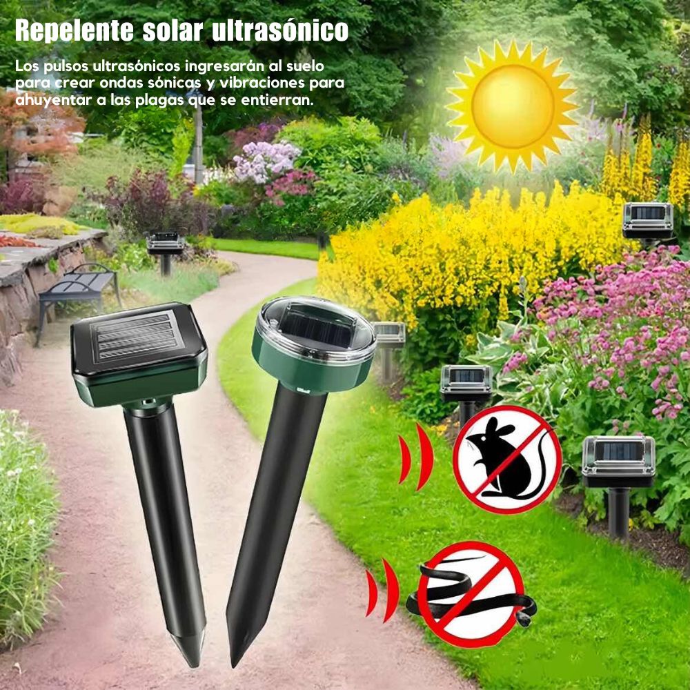 REPELENTE ULTRASONICO SOLAR DE ANIMALES