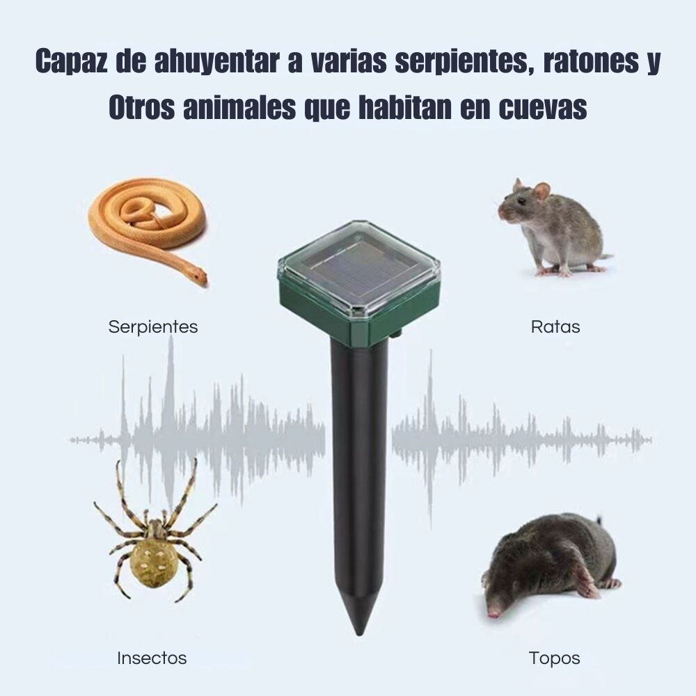 REPELENTE ULTRASONICO SOLAR DE ANIMALES