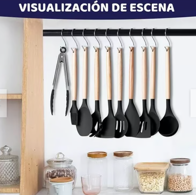 SET UTENCILIOS DE COCINA+CUCHILLOS