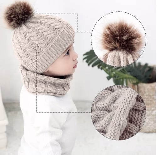 GORRO BUFANDA PARA BEBES